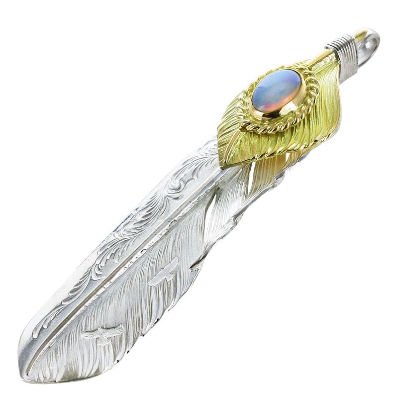 L arabesque flight feather 01 L K18 flight heart feather 01