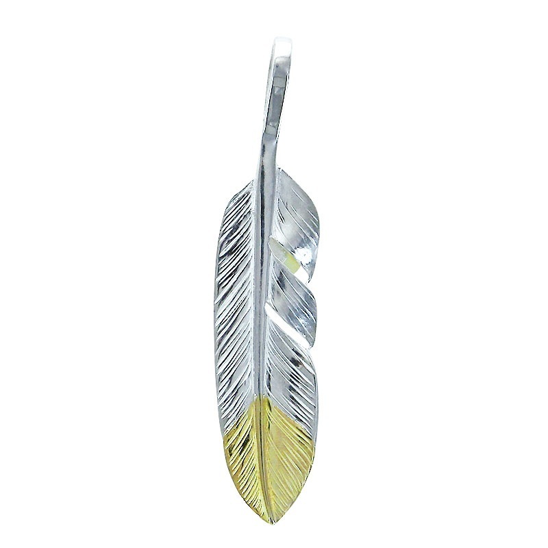 S feather K18 top 02 S K18 flower metal