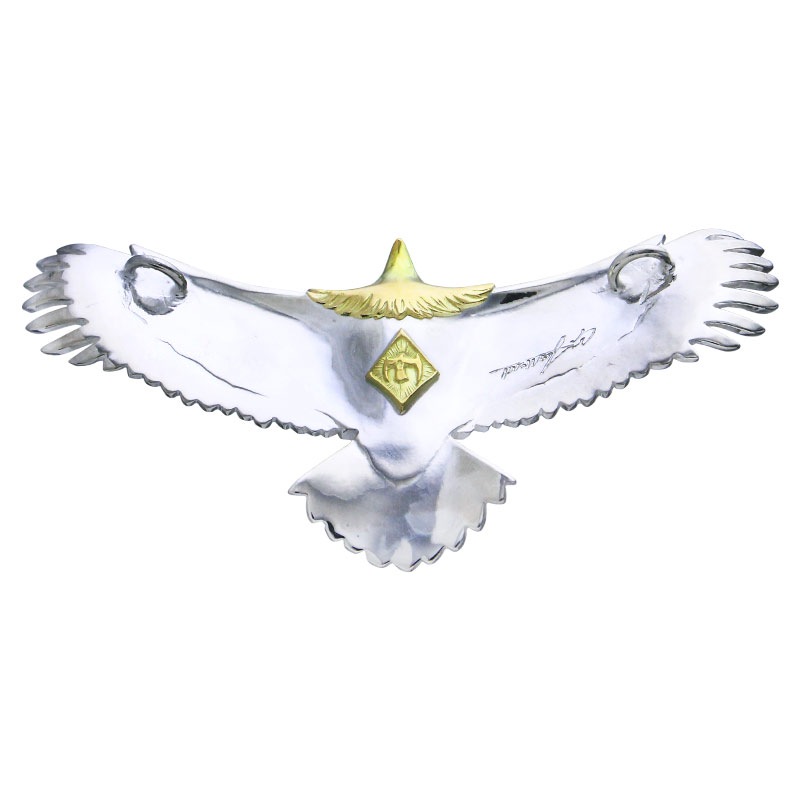 eagle eg-03/K18・925 K18YG hibiscus metal