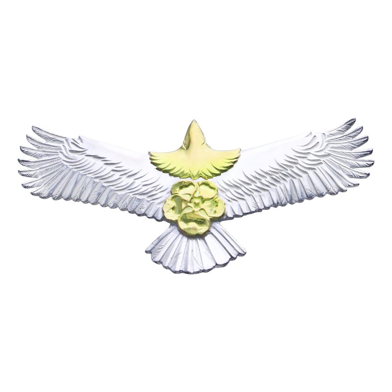 eagle eg-02/K18・925 K18YG hibiscus metal