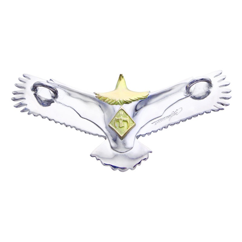 eagle eg-02/K18・925 K18YG hibiscus metal