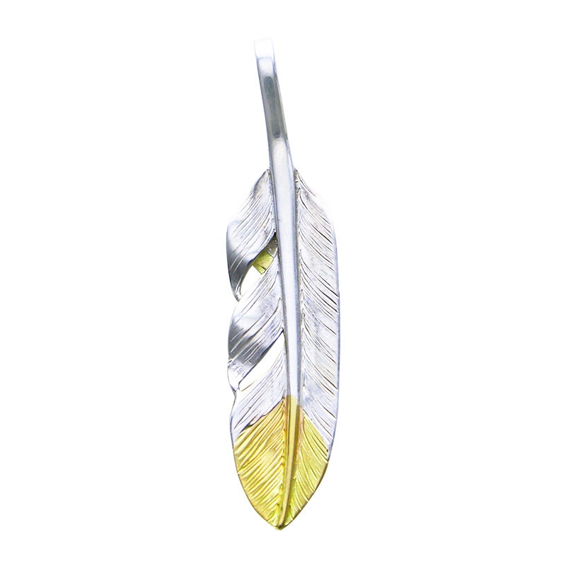 S feather K18 top 01 M K18 eagle metal | Pendant | TAROWASHIMI ONLINE