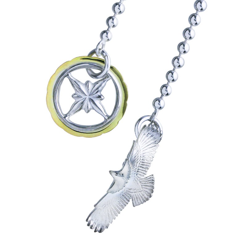 eagle eg-05/925 hook K18YG outside/SV925 inside star wheel SV925