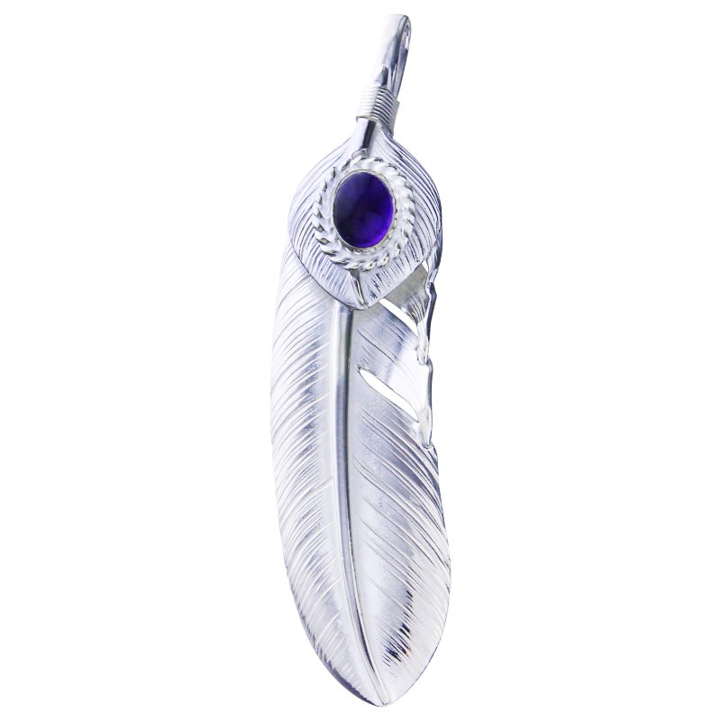 L feather 01 L heart feather 01 amethyst 6×8 cup