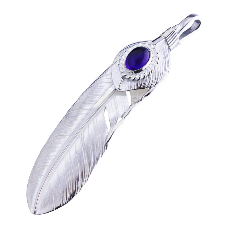 L feather 01 L heart feather 01 amethyst 6×8 cup