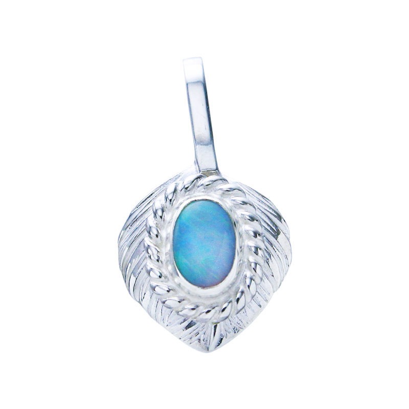 M heart feather 02 opal 5×7 cup