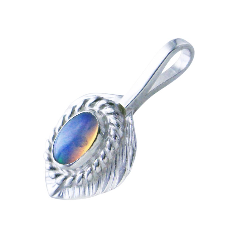 M heart feather 02 opal 5×7 cup