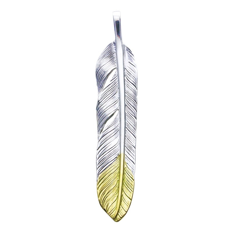 M flight feather K18 top 01 | Pendant | TAROWASHIMI ONLINE