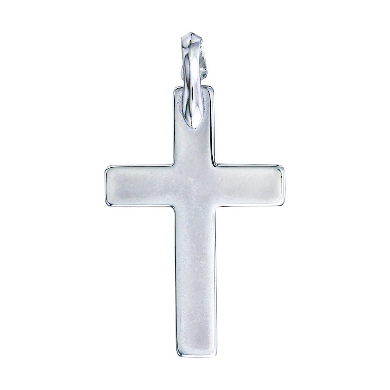 mini arabesque cross pendant S K18 flower metal diamond 2mm