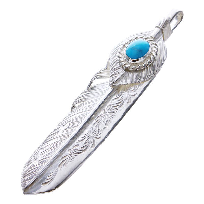 L arabesque flight feather 02 L flight heart feather 02 turquoise 6×8 cup