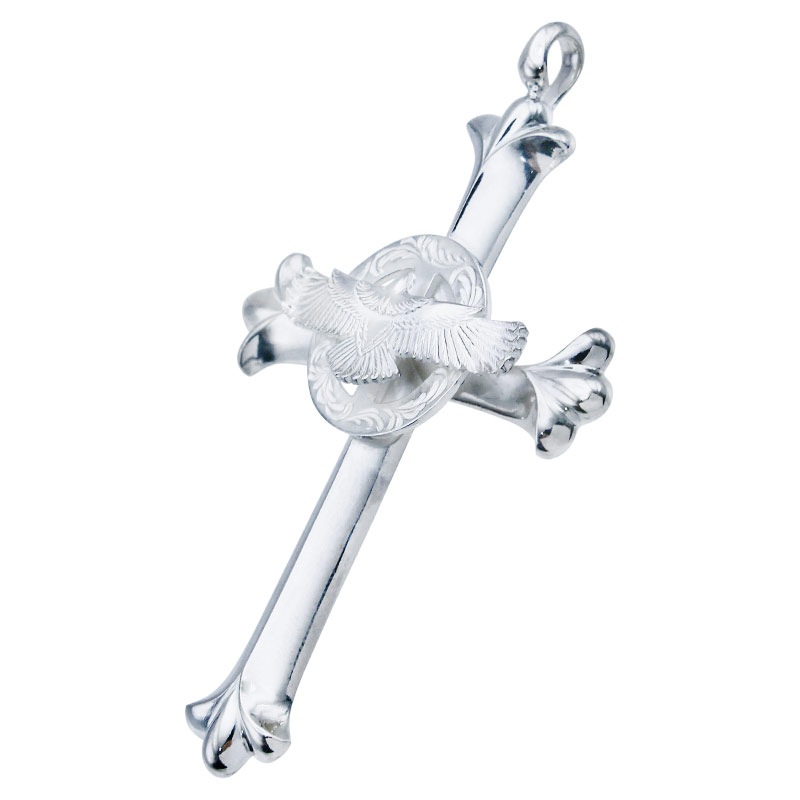 cross pendant arabesque medicine wheel eagle eg-05/925 