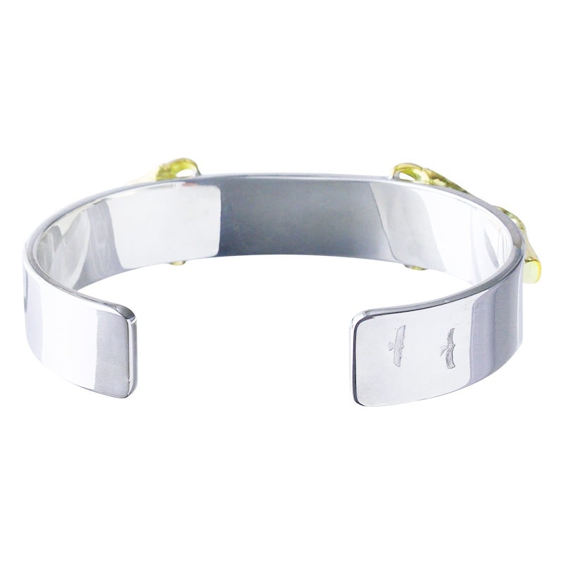 M plain bangle 12mm coral 6×8 K18 cup K18 eagle claw pendant 01