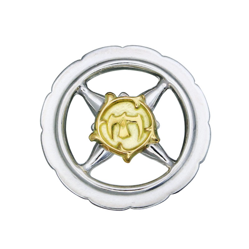 star designed reversible wheel arabesque K18 eagle metal