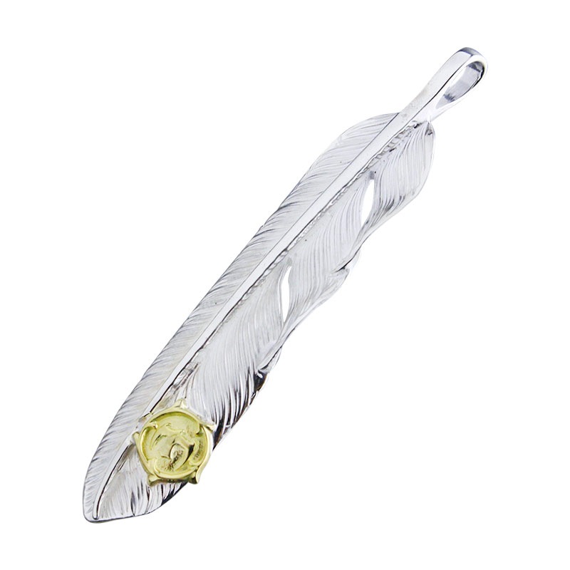 M flight feather 01 arabesque K18 eagle metal