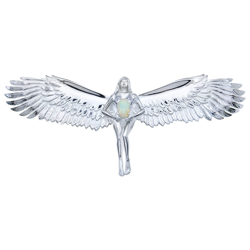 【オーダー商品/納期約6ヶ月前後】SV925 angel cut opal 6x4