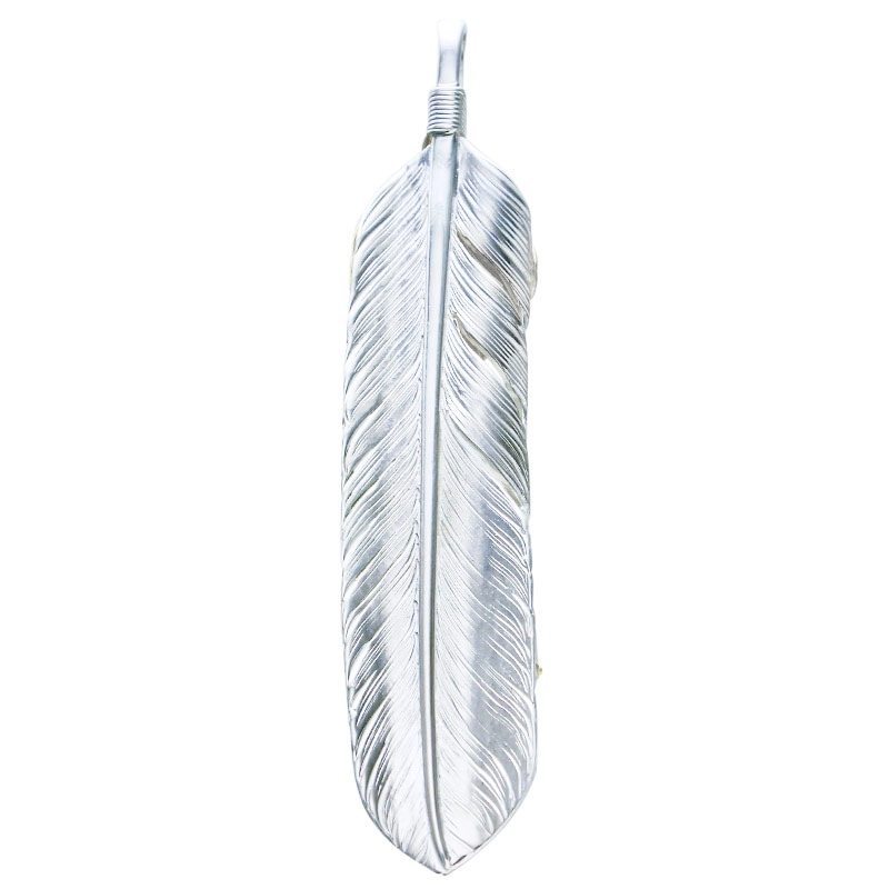 L arabesque flight feather 02 L flight heart feather 02 opal 6×8 K18 cup K18 arabesque eagle metal