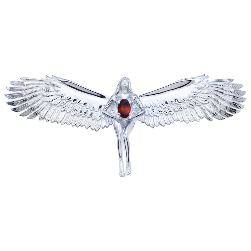 【オーダー商品/納期約6ヶ月前後】SV925 angel cut red garnet 6x4