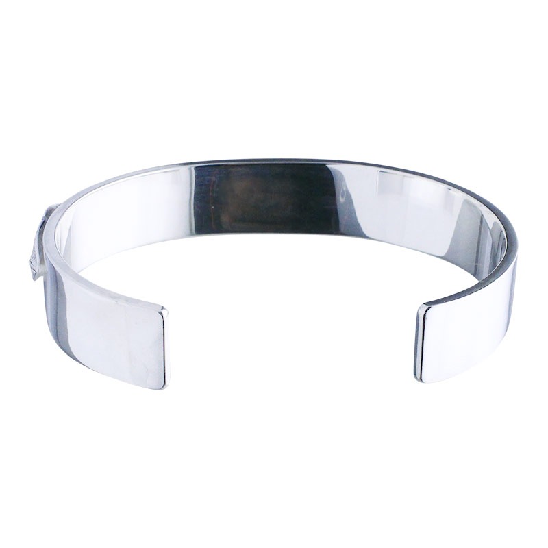 M plain bangle 12mm turquoise 6×8 K18 cup S feather 01 S feather 02