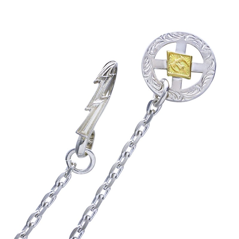 thunder hook medicine wheel chain K18 eagle metal