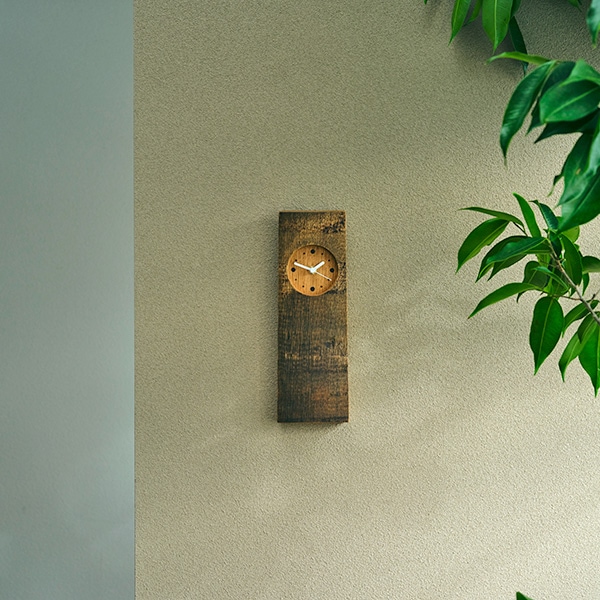 樽側板掛け時計 樽オーク インテリアグッズ サントリー樽ものがたり