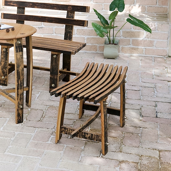 バレル 背なしベンチ サントリー樽ものがたり