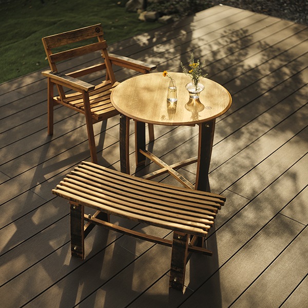 バレル 背なしベンチ