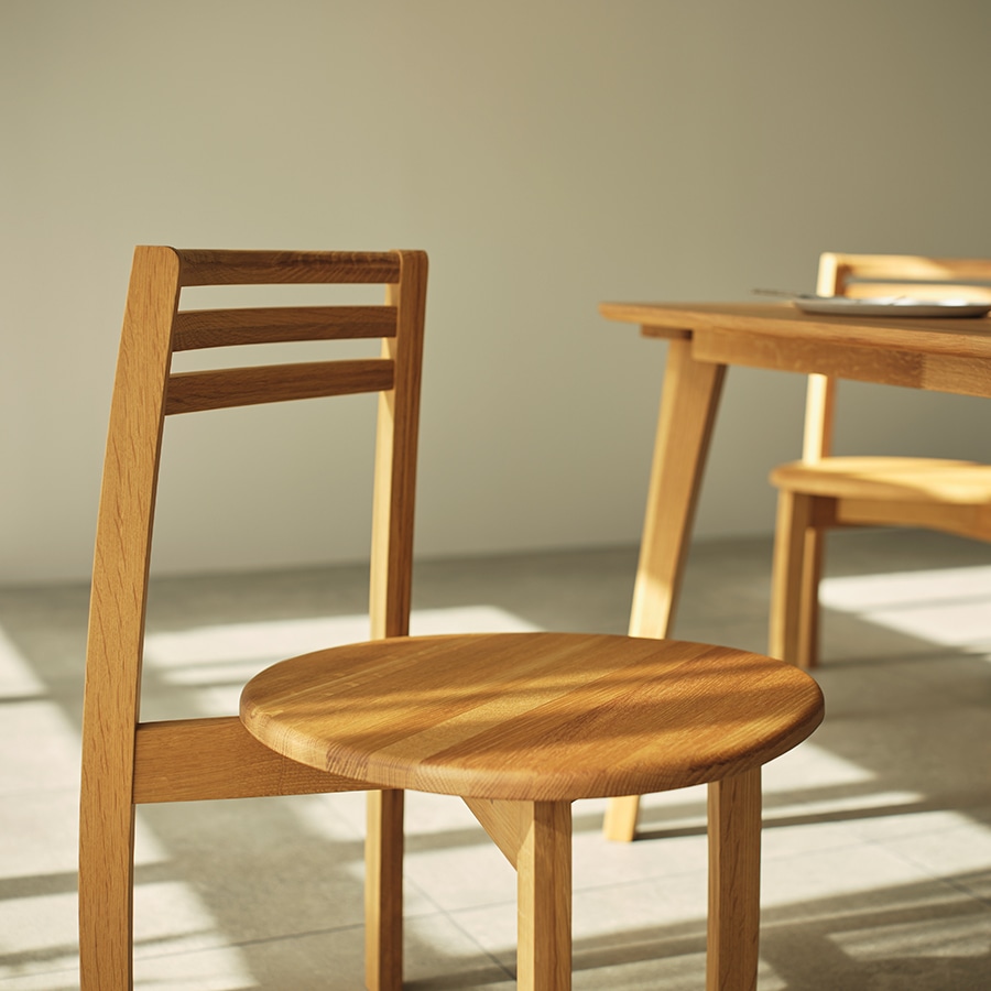 TARURUダイニングチェア(板座） チェア サントリー樽ものがたり