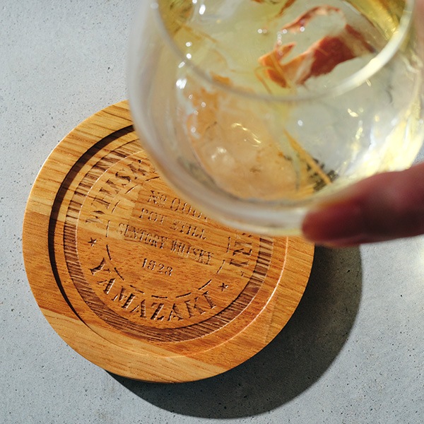 樽オーク コースター丸型