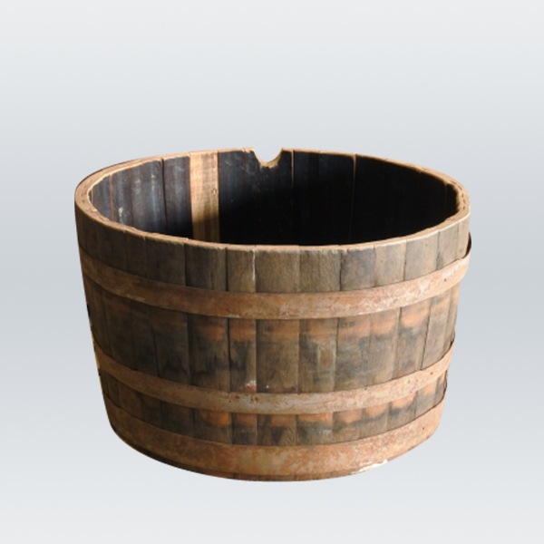 樽半切プランター 230L