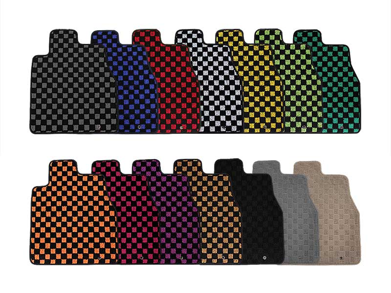 ヴェルファイア専用フロアマット<br>H23（2011）/11 ～ H27（2015）/01<br>ANH20･ANH25・GGH20･GGH25<br>後期・7人乗り・コンソール回転オープン・サイドリフトアップ車 ※ラゲッジ部分含む※ラゲッジ部分含む<br><small>TC・LL/SSシリーズ</small>