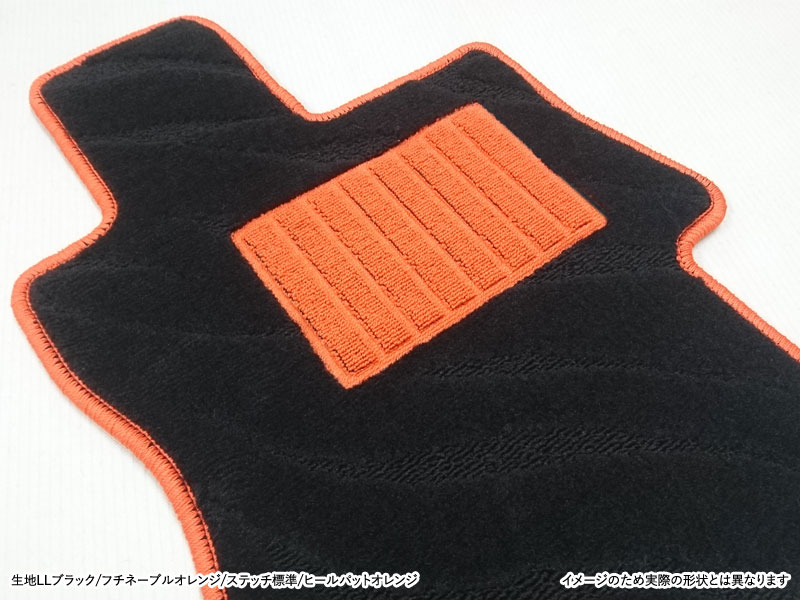 ジムニー専用フロアマット<br>H10(1998)/10 ~ H30(2018)/07<br>JB23W<br>AT・運転席ズレ防止方法ボタンタイプ<br><small>TC・LL/SSシリーズ</small>