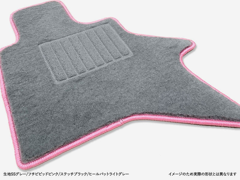 ジムニー専用フロアマット<br>H10(1998)/10 ~ H30(2018)/07<br>JB23W<br>AT・運転席ズレ防止方法ボタンタイプ<br><small>TC・LL/SSシリーズ</small>