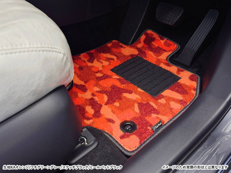 ジムニー専用フロアマット<br>H10(1998)/10 ~ H30(2018)/07<br>JB23W<br>MT・運転席ズレ防止方法フックタイプ<br><small>DC・HP・KAシリーズ</small>