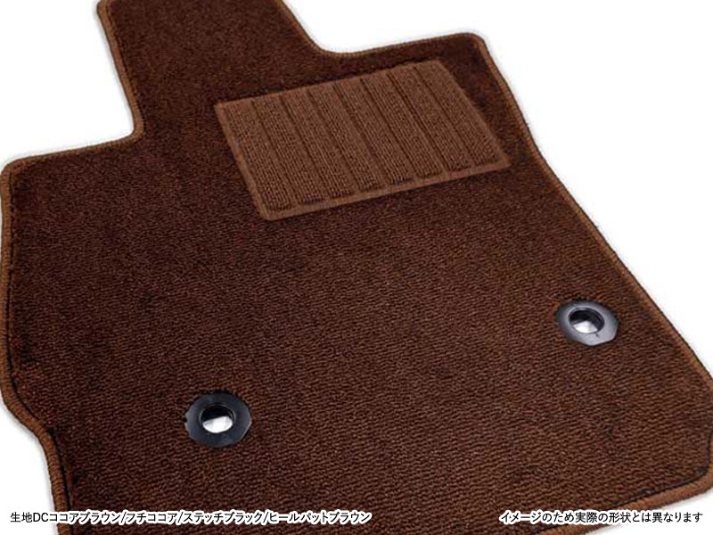 ジムニー専用フロアマット<br>H10(1998)/10 ~ H30(2018)/07<br>JB23W<br>MT・運転席ズレ防止方法フックタイプ<br><small>DC・HP・KAシリーズ</small>