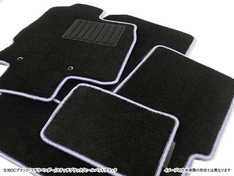 ジムニー専用フロアマット<br>H10(1998)/10 ~ H30(2018)/07<br>JB23W<br>MT・運転席ズレ防止方法フックタイプ<br><small>DC・HP・KAシリーズ</small>