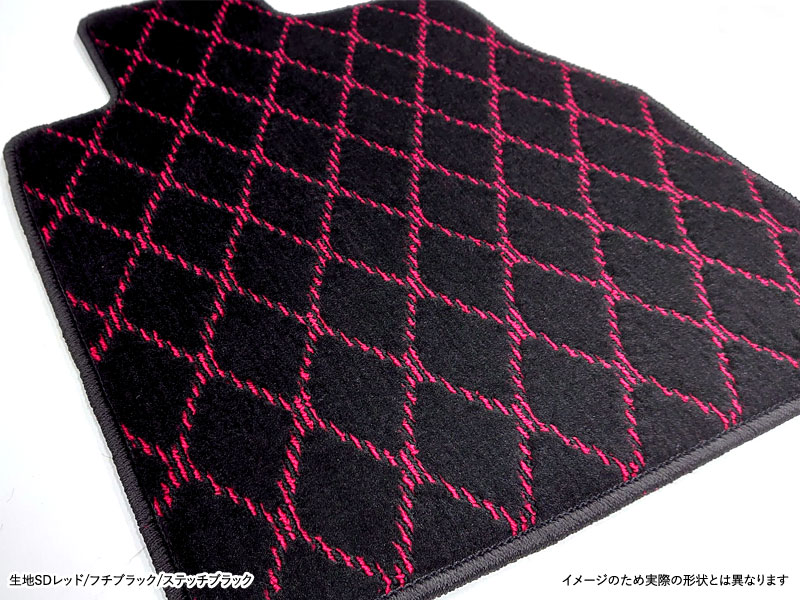 ジムニー専用フロアマット<br>H10（1998）/10 ～ H30（2018）/07<br>JB23W<br>AT・運転席ズレ防止方法ボタンタイプ<br><small>MS・SDシリーズ</small>