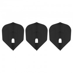 エルフライト KAMI シェイプ ブラック シャンパンリング対応|エルフライト|ダーツフライト