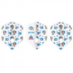 エルフライト KAMIシェイプ 鈴木未来 ver.4 ホワイト シャンパンリング対応|エルフライト|ダーツフライト