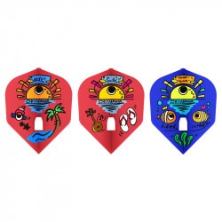 L-Flight 【エルフライト】 島村麻央 ver.1 シェイプ ミックス (ver.1 L3 Mix) | シャンパンリング対応|エルフライト|ダーツフライト