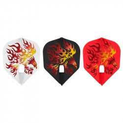 L-Flight 【エルフライト】 PRO KAMI 饗場克也 ver.1 シェイプ ミックス (ver.1 L3K Shape Mix) | シャンパンリング対応フライト|エルフライト|ダーツフライ