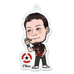 似顔絵アクリルキーホルダー 大野善久選手|キーホルダー・アクリルスタンド|ダーツアクセサリー