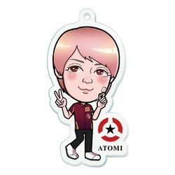 似顔絵アクリルキーホルダー 菊地亜都美選手|キーホルダー・アクリルスタンド|ダーツアクセサリー