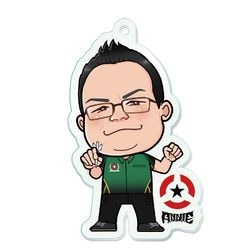 似顔絵アクリルキーホルダー 橋本守容選手|キーホルダー・アクリルスタンド|ダーツアクセサリー