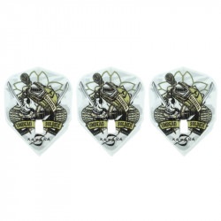 エルフライト×ダイナスティー KAMI YUSUKE2 シェイプ ホワイト シャンパンリング対応|エルフライト|ダーツフライト