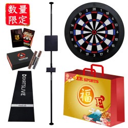 【限定テーマ＆エフェクト入りダーツカード】ダーツ福袋 2023 OGRE 【DARTSLIVE Home＆ポールスタンド＆Homeスローマット】|福袋
