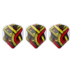 エルフライト EZ マイク・デ・デッカー ver.1 type-A スタンダード クリアホワイト シャンパンリング一体型|エルフライト|ダーツフライト