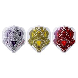 エルフライト EZ マイク・デ・デッカー ver.1 type-B スタンダード クリアホワイト シャンパンリング一体型|エルフライト|ダーツフライト