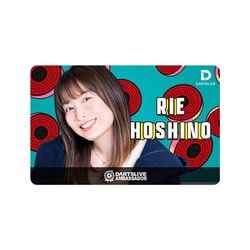 ダーツライブカード ダーツライブプレイヤーグッズ 第六弾 星野理絵 ダーツライブ2アワードムービー|ゲームカード|ダーツアクセサリー