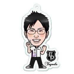 似顔絵アクリルキーホルダー 豊田光威選手|キーホルダー・アクリルスタンド|ダーツアクセサリー