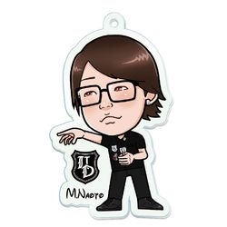 似顔絵アクリルキーホルダー 増島直人選手|キーホルダー・アクリルスタンド|ダーツアクセサリー